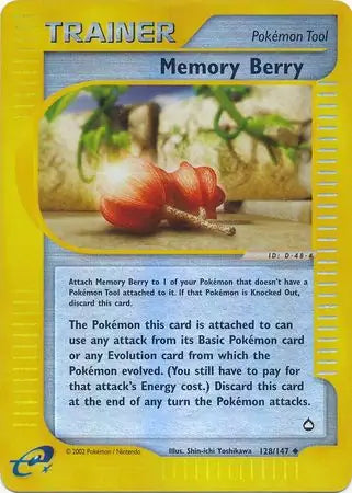Memory Berry 128/147 (Aquapolis)  - Reverse Holofoil | Good Games Adelaide SA