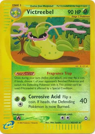 Victreebel 042/147 (Aquapolis)  - Reverse Holofoil | Good Games Adelaide SA