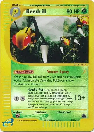 Beedrill  005/144 (Skyridge)  - Reverse Holofoil | Good Games Adelaide SA
