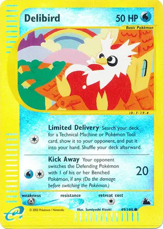 Delibird 049/144 (Skyridge)  - Reverse Holofoil | Good Games Adelaide SA