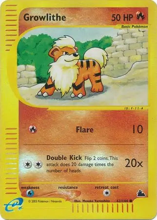 Growlithe 062/144 (Skyridge)  - Reverse Holofoil | Good Games Adelaide SA