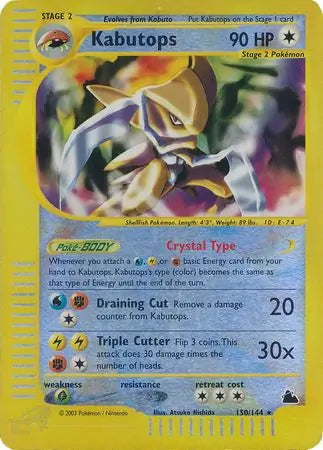 Kabutops  150/144 (Skyridge)  - Reverse Holofoil | Good Games Adelaide SA