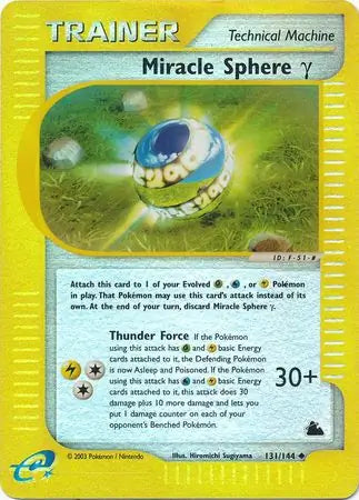 Miracle Sphere Gamma 131/144 (Skyridge)  - Reverse Holofoil | Good Games Adelaide SA