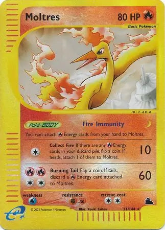 Moltres 021/144 (Skyridge)  - Reverse Holofoil | Good Games Adelaide SA