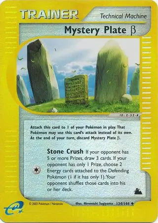 Mystery Plate Beta 134/144 (Skyridge)  - Reverse Holofoil | Good Games Adelaide SA