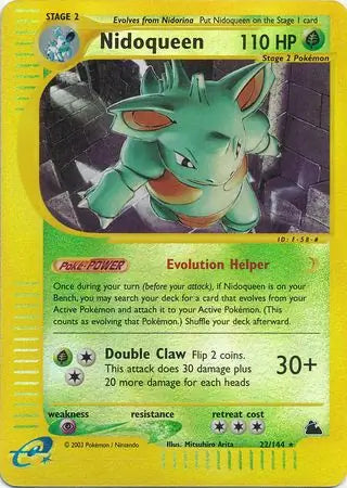 Nidoqueen  022/144 (Skyridge)  - Reverse Holofoil | Good Games Adelaide SA