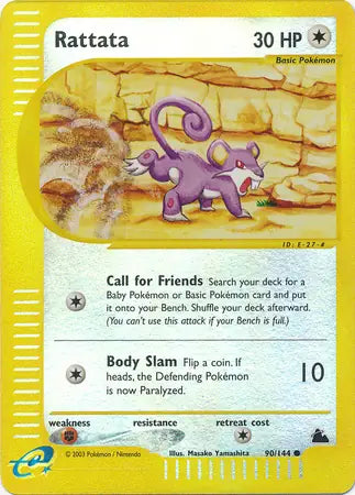 Rattata 090/144 (Skyridge)  - Reverse Holofoil | Good Games Adelaide SA