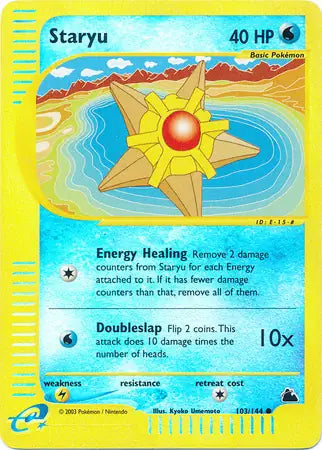 Staryu  103/144 (Skyridge)  - Reverse Holofoil | Good Games Adelaide SA