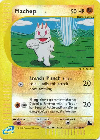 Machop 074/144 (Skyridge)  - Reverse Holofoil | Good Games Adelaide SA