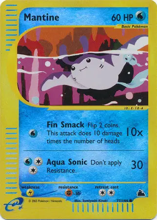 Mantine 077/144 (Skyridge)  - Reverse Holofoil | Good Games Adelaide SA