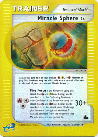 Miracle Sphere Alpha 129/144 (Skyridge)  - Reverse Holofoil | Good Games Adelaide SA