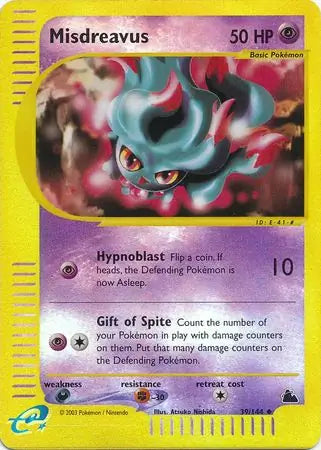 Misdreavus 039/144 (Skyridge)  - Reverse Holofoil | Good Games Adelaide SA