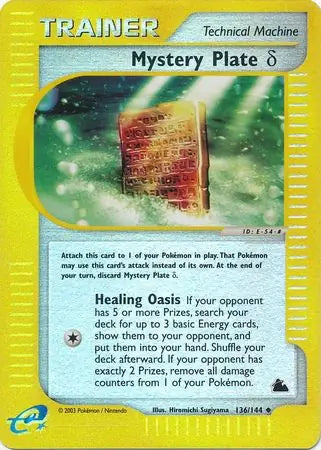 Mystery Plate Delta 136/144 (Skyridge)  - Reverse Holofoil | Good Games Adelaide SA