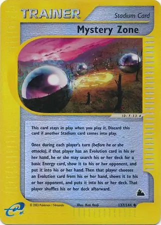 Mystery Zone 137/144 (Skyridge)  - Reverse Holofoil | Good Games Adelaide SA