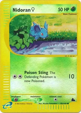 Nidoran F  082/144 (Skyridge)  - Reverse Holofoil | Good Games Adelaide SA