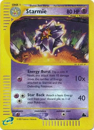Starmie 030/144 (Skyridge)  - Reverse Holofoil | Good Games Adelaide SA