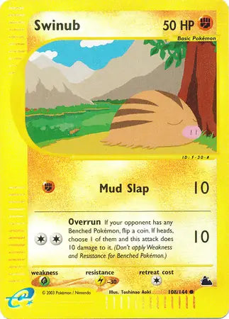Swinub 108/144 (Skyridge)  - Reverse Holofoil | Good Games Adelaide SA