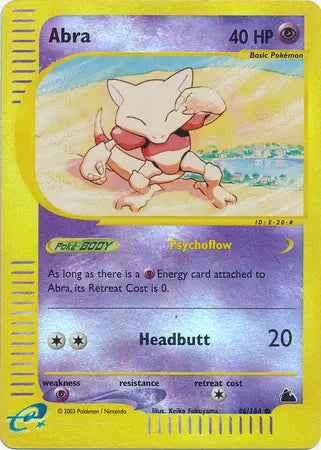 Abra 046/144 (Skyridge)  - Reverse Holofoil | Good Games Adelaide SA