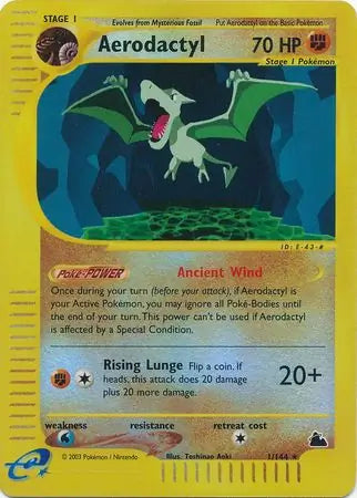 Aerodactyl 001/144 (Skyridge)  - Reverse Holofoil | Good Games Adelaide SA