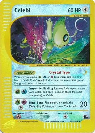 Celebi 145/144 (Skyridge)  - Reverse Holofoil | Good Games Adelaide SA