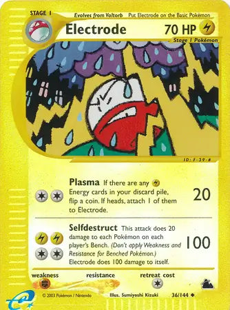 Electrode 036/144 (Skyridge)  - Reverse Holofoil | Good Games Adelaide SA
