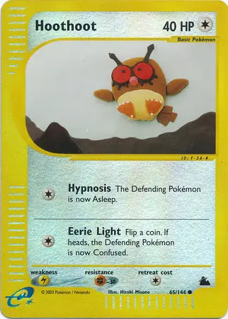 Hoothoot 065/144 (Skyridge)  - Reverse Holofoil | Good Games Adelaide SA
