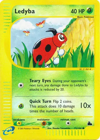 Ledyba  072/144 (Skyridge)  - Reverse Holofoil | Good Games Adelaide SA