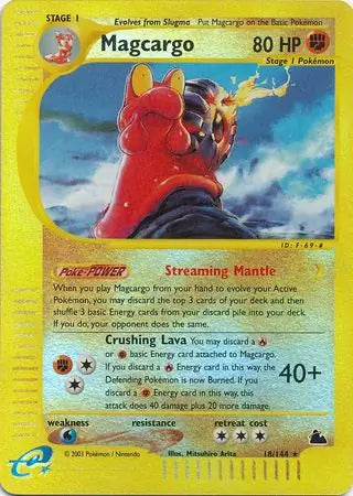 Magcargo  018/144 (Skyridge)  - Reverse Holofoil | Good Games Adelaide SA