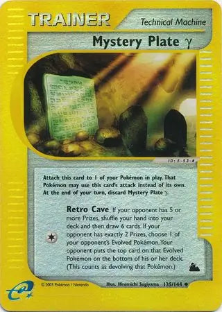 Mystery Plate Gamma 135/144 (Skyridge)  - Reverse Holofoil | Good Games Adelaide SA