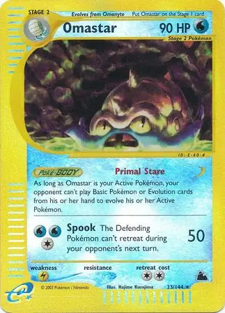Omastar 023/144 (Skyridge)  - Reverse Holofoil | Good Games Adelaide SA