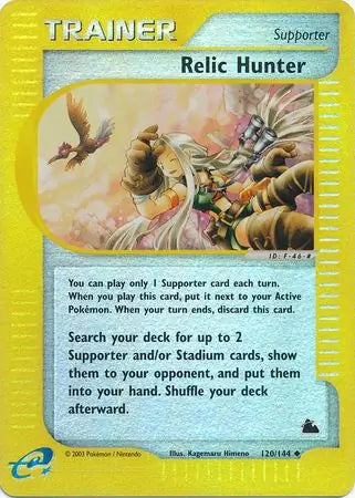 Relic Hunter 120/144 (Skyridge)  - Reverse Holofoil | Good Games Adelaide SA