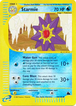 Starmie  044/144 (Skyridge)  - Reverse Holofoil | Good Games Adelaide SA