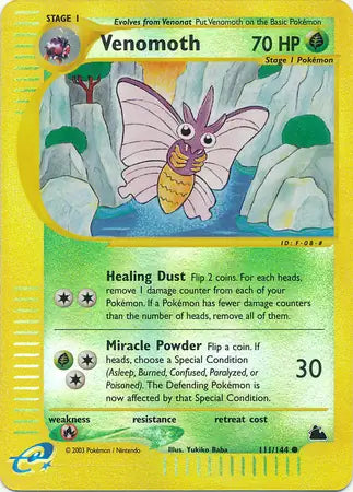Venomoth 111/144 (Skyridge)  - Reverse Holofoil | Good Games Adelaide SA