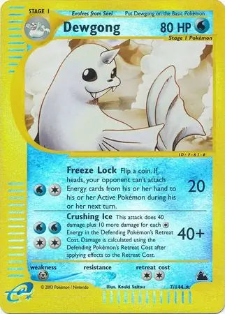 Dewgong  007/144 (Skyridge)  - Reverse Holofoil | Good Games Adelaide SA