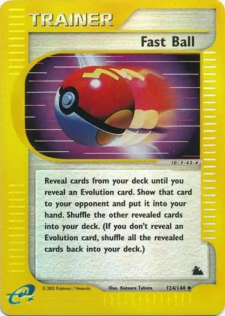 Fast Ball 124/144 (Skyridge)  - Reverse Holofoil | Good Games Adelaide SA