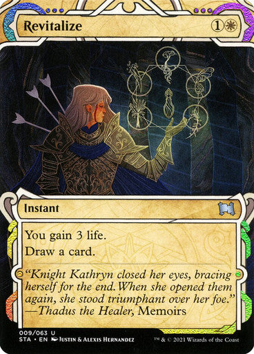 Revitalize  9 (Strixhaven: Mystical Archives)  - Etched Foil | Good Games Adelaide SA
