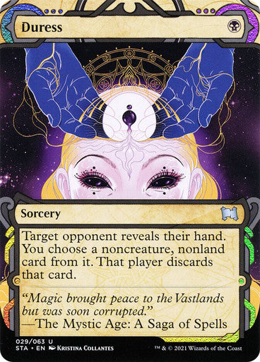 Duress  29 (Strixhaven: Mystical Archives)  - Etched Foil | Good Games Adelaide SA