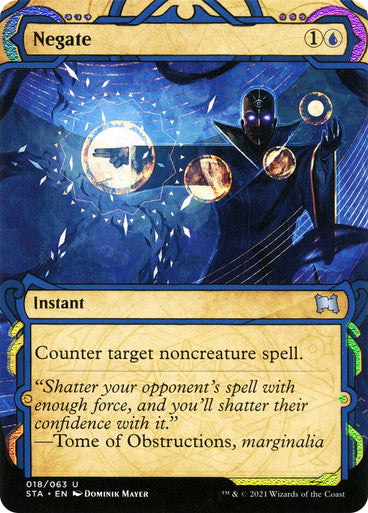 Negate  18 (Strixhaven: Mystical Archives)  - Etched Foil | Good Games Adelaide SA