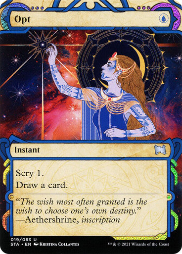 Opt  19 (Strixhaven: Mystical Archives)  - Etched Foil | Good Games Adelaide SA