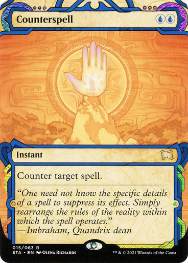 Counterspell  15 (Strixhaven: Mystical Archives)  - Etched Foil | Good Games Adelaide SA