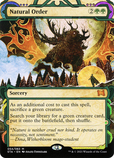 Natural Order  54 (Strixhaven: Mystical Archives)  - Etched Foil | Good Games Adelaide SA