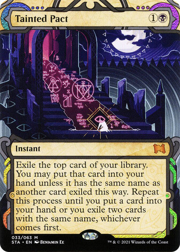 Tainted Pact  33 (Strixhaven: Mystical Archives)  - Etched Foil | Good Games Adelaide SA
