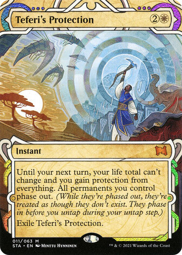 Teferis Protection  11 (Strixhaven: Mystical Archives)  - Etched Foil | Good Games Adelaide SA