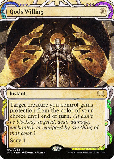Gods Willing  7 (Strixhaven: Mystical Archives)  - Etched Foil | Good Games Adelaide SA