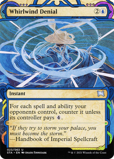 Whirlwind Denial  23 (Strixhaven: Mystical Archives)  - Etched Foil | Good Games Adelaide SA