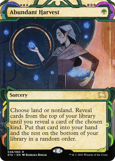 Abundant Harvest  48 (Strixhaven: Mystical Archives)  - Etched Foil | Good Games Adelaide SA