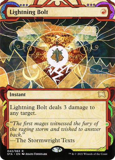 Lightning Bolt  42 (Strixhaven: Mystical Archives)  - Etched Foil | Good Games Adelaide SA