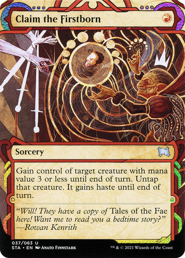 Claim the Firstborn  37 (Strixhaven: Mystical Archives)  - Etched Foil | Good Games Adelaide SA