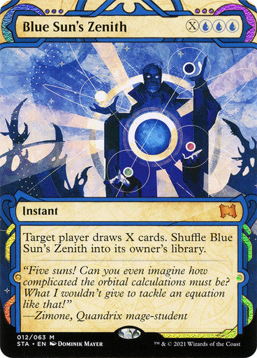 Blue Suns Zenith  12 (Strixhaven: Mystical Archives)  - Etched Foil | Good Games Adelaide SA