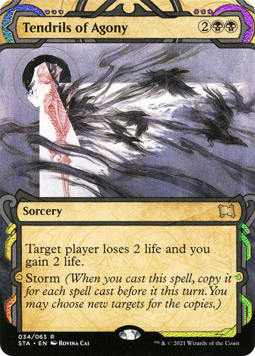Tendrils of Agony  34 (Strixhaven: Mystical Archives)  - Etched Foil | Good Games Adelaide SA